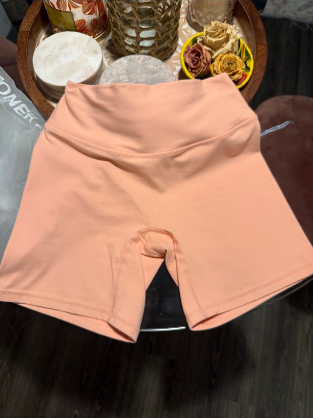 ONER ACTIVE SOFTMOTION™ HIGH WAISTED SHORTS 6" WITH GREY LOGO